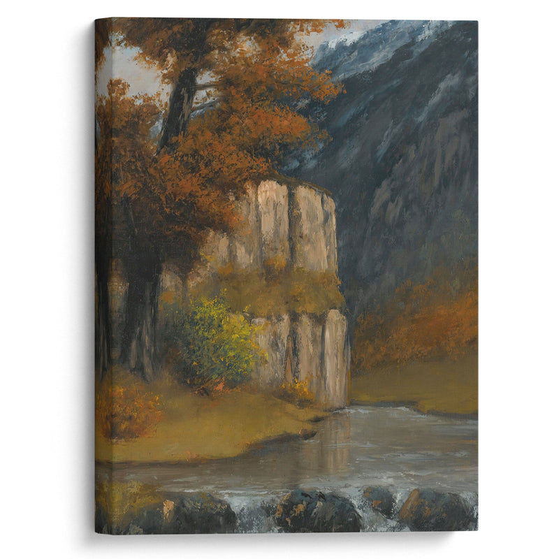 Landscape Near Ornans - Gustave Courbet - Canvas Print