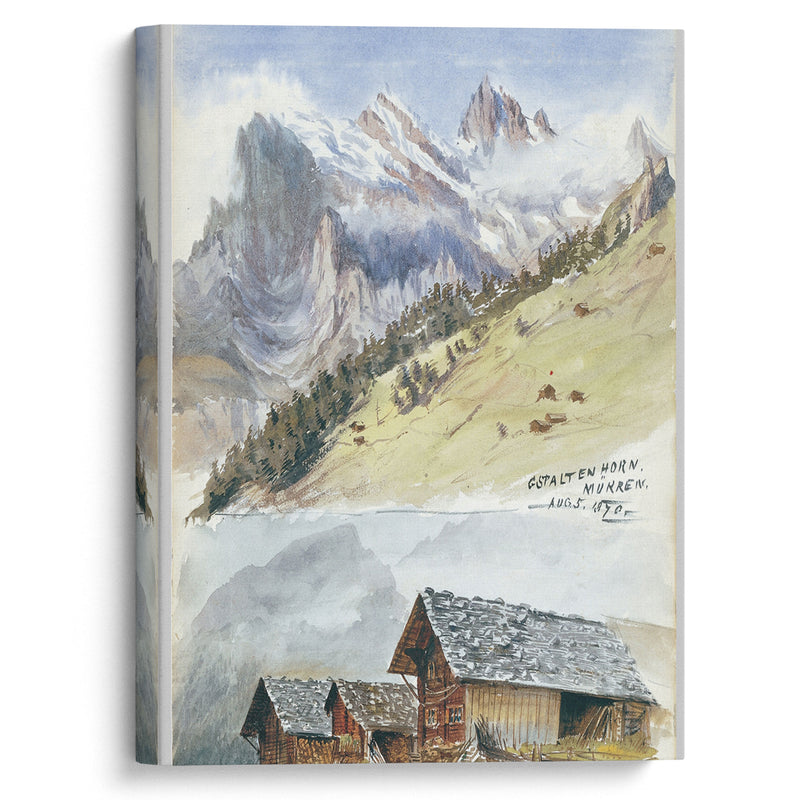 Gspaltenhorn, Mürren (1870) - John Singer Sargent - Canvas Print