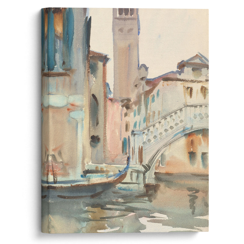 A Bridge and Campanile, Venice (1902-1904) - John Singer Sargent - Canvas Print