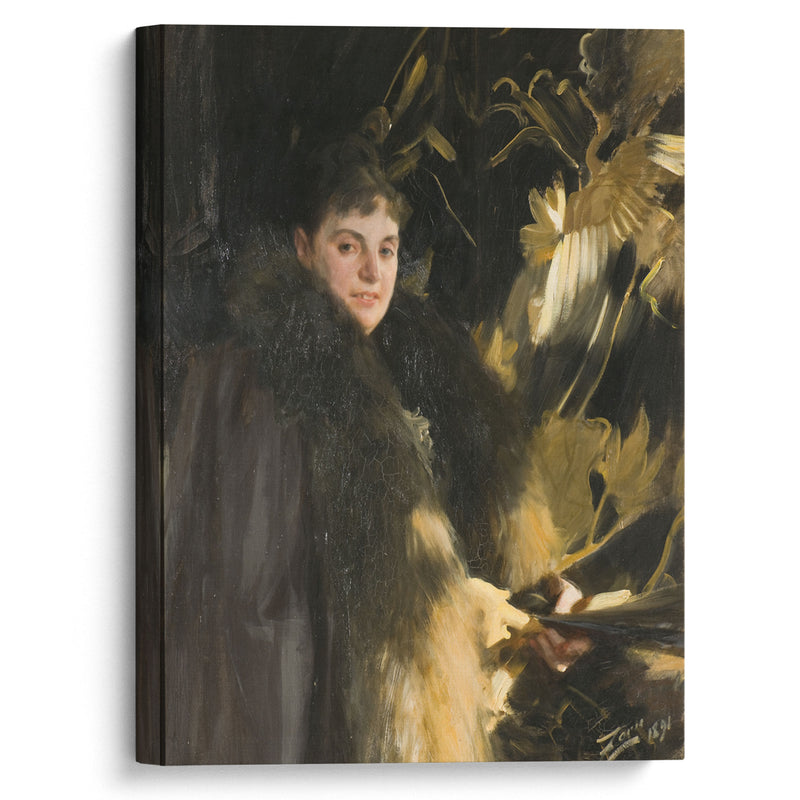 Mrs Veronica Heiss (1891) - Anders Zorn - Canvas Print