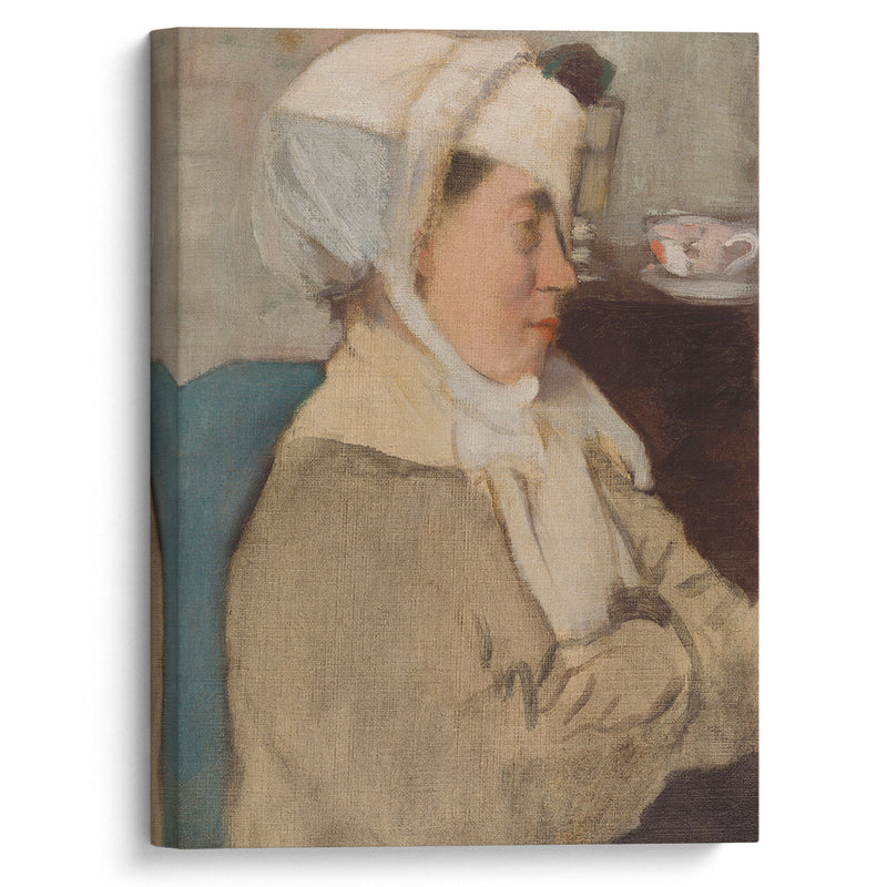 Woman with a Bandage (between 1872 and 1873) - Edgar Degas - Canvas Print