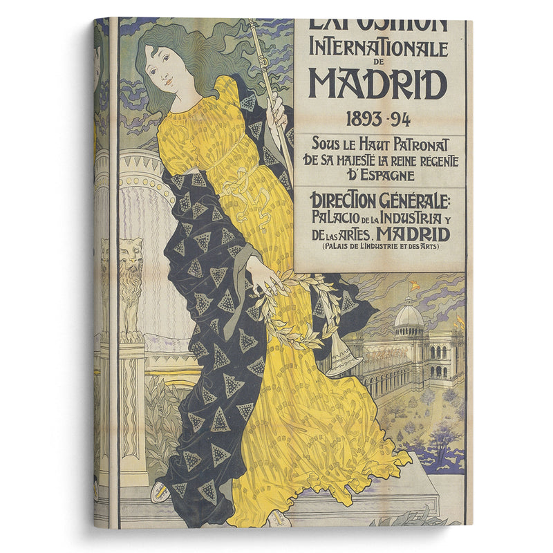 Exposition Internationale de Madrid (1893) - Eugène Grasset - Canvas Print