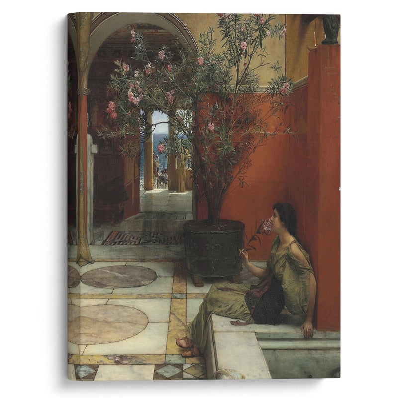 An Oleander - Lawrence Alma-Tadema - Canvas Print