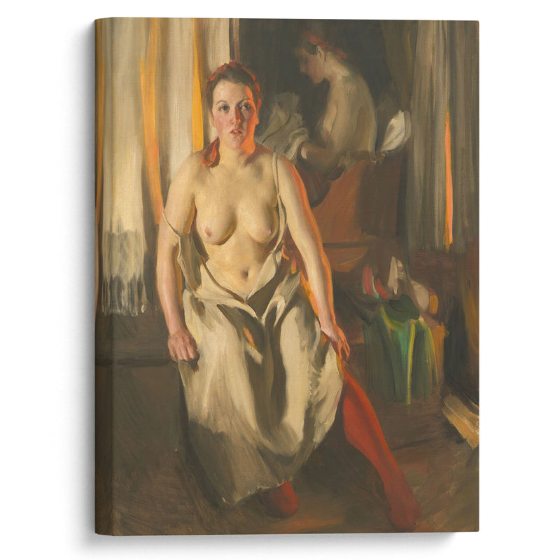 Red stockings (1914) - Anders Zorn - Canvas Print