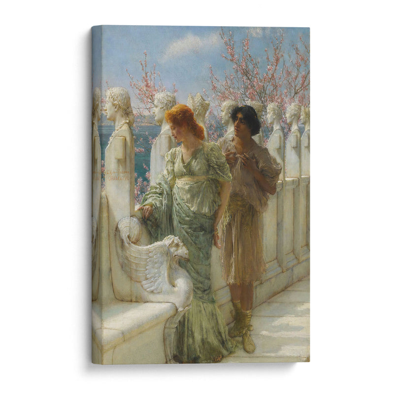 Past And Present Generations - Lawrence Alma-Tadema - Canvas Print