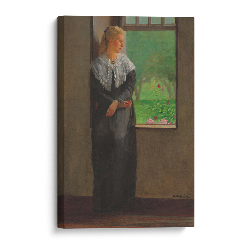 Reverie (1872) - Winslow Homer - Canvas Print