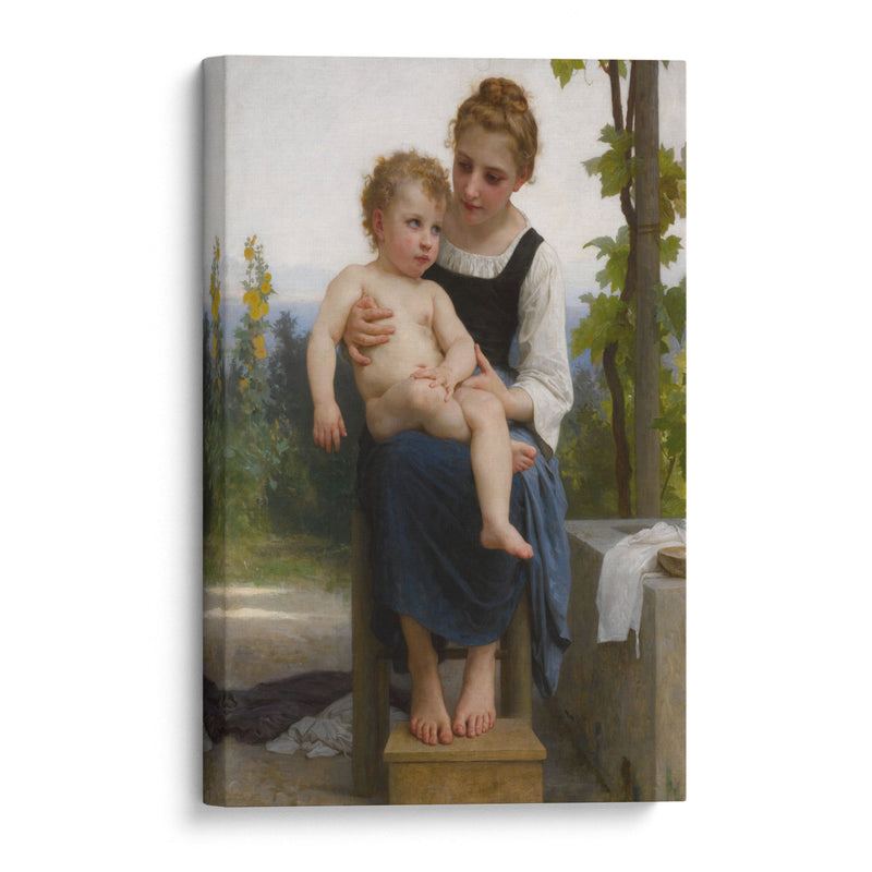 Avant le bain (1891) - William Bouguereau - Canvas Print