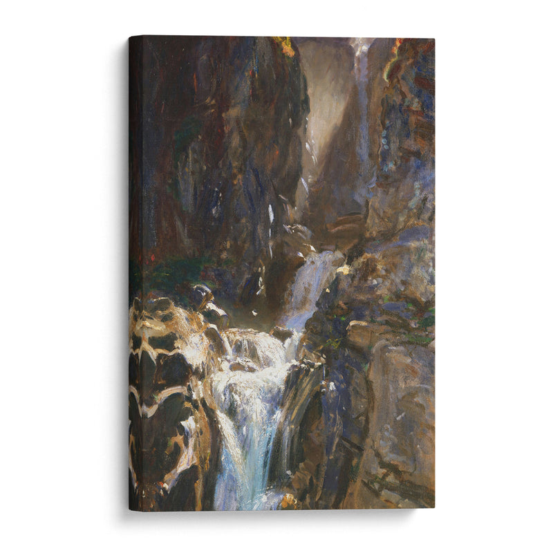 A Waterfall (c. 1910) - John Singer Sargent - Canvas Print