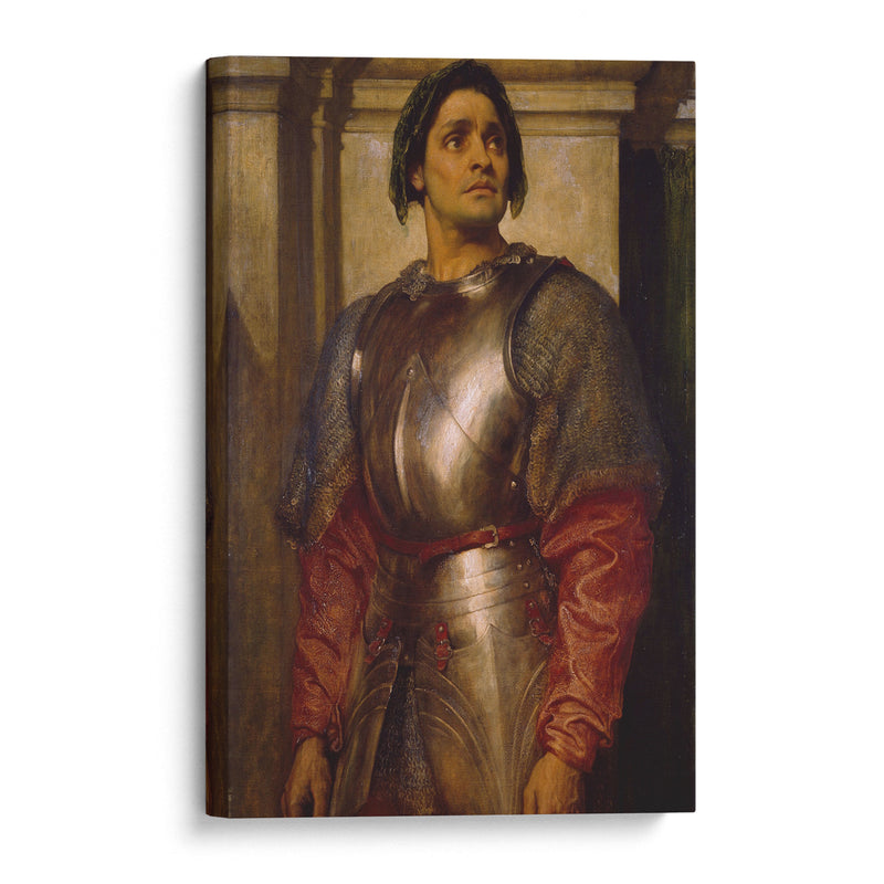 A Condottiere (1871-72) - Frederic Leighton - Canvas Print