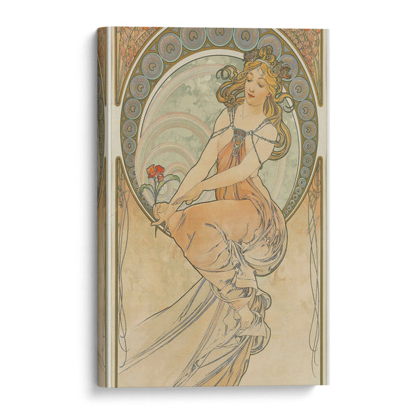 The Arts 3 (1898) - Alphonse Mucha - Canvas Print