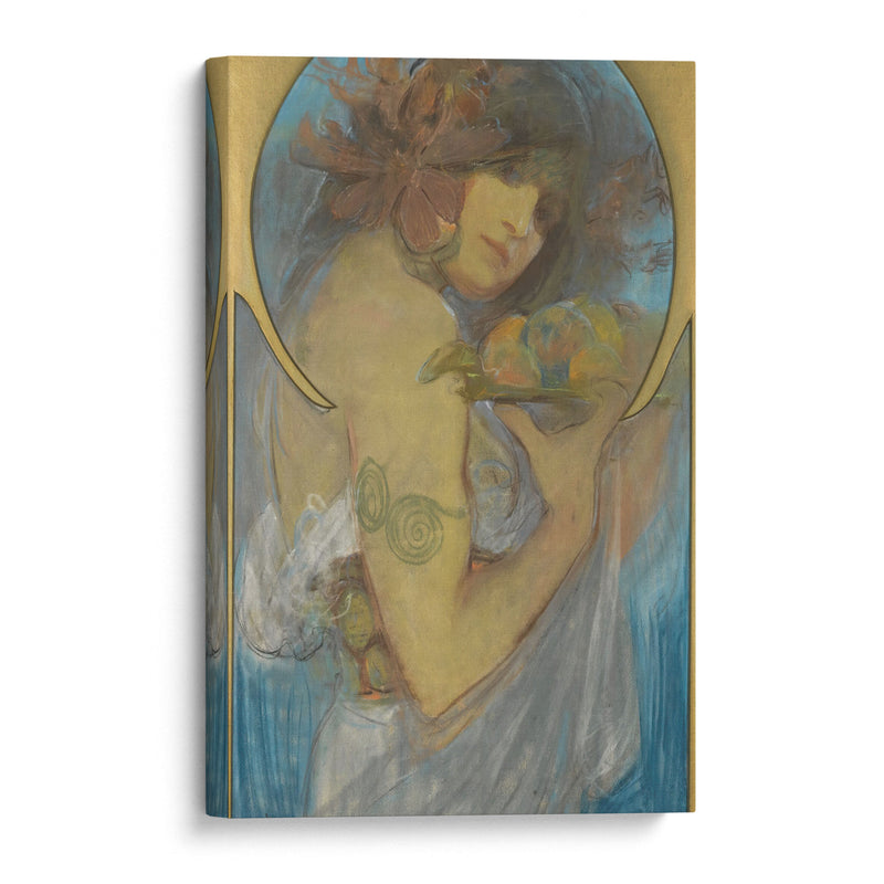 Study For a Poster; Fruit - Alphonse Mucha - Canvas Print