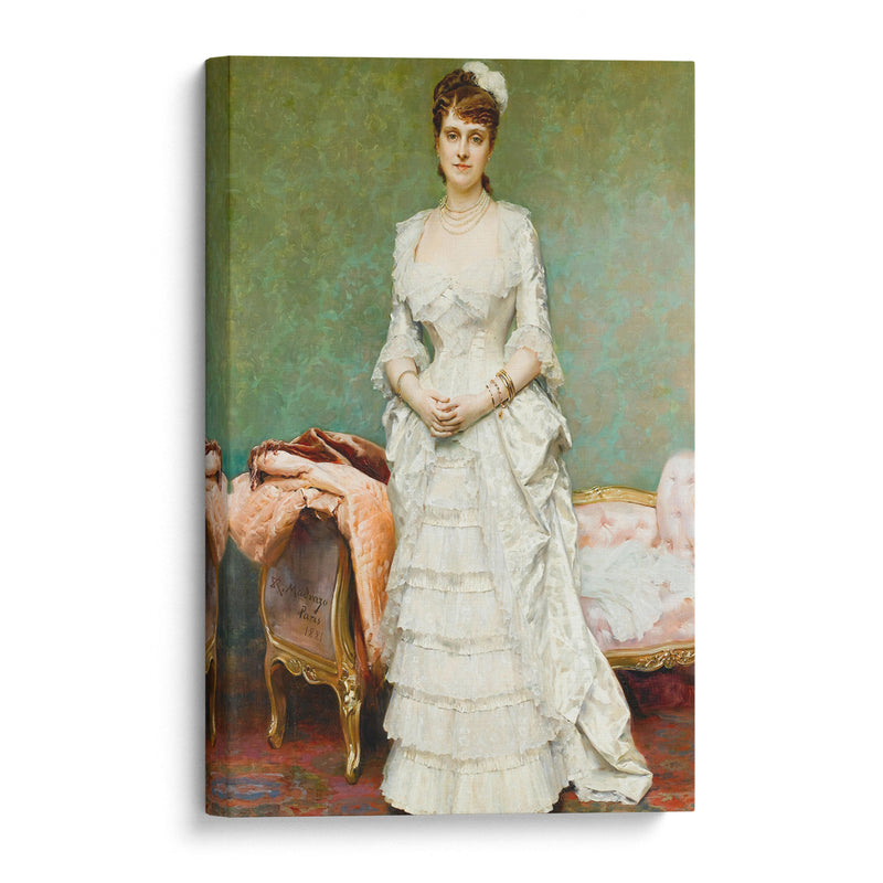 Before the ball (1881) - Raimundo de Madrazo y Garreta - Canvas Print