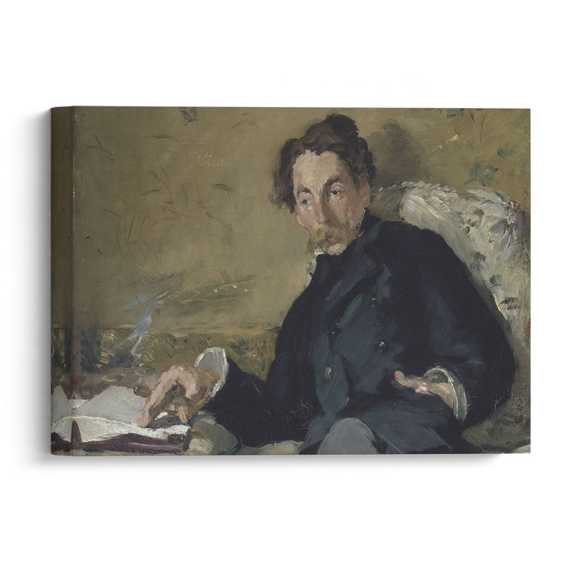 Stéphane Mallarmé (1876) - Édouard Manet - Canvas Print