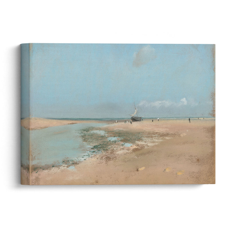 Beach at Low Tide (Mouth of the River) (1869) - Edgar Degas - Canvas Print