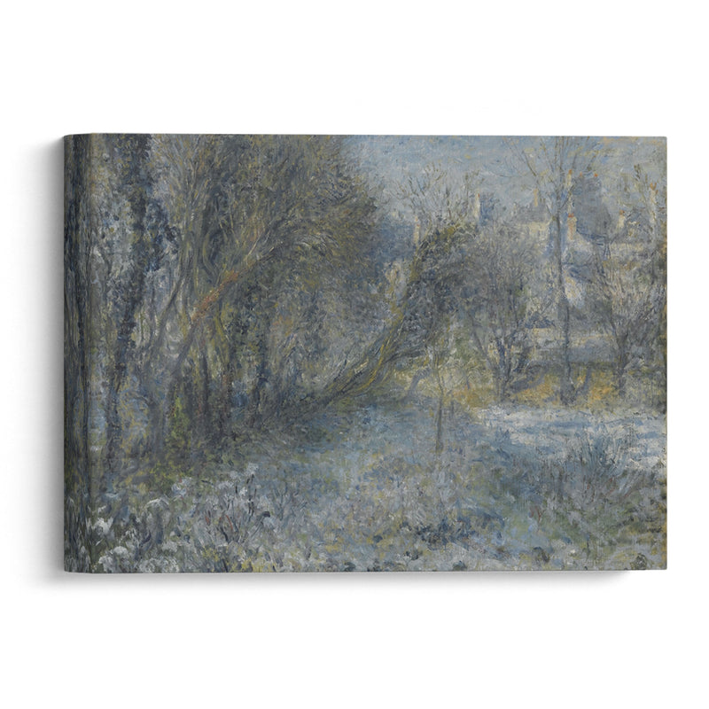 Snow-covered Landscape (1875) - Pierre-Auguste Renoir - Canvas Print