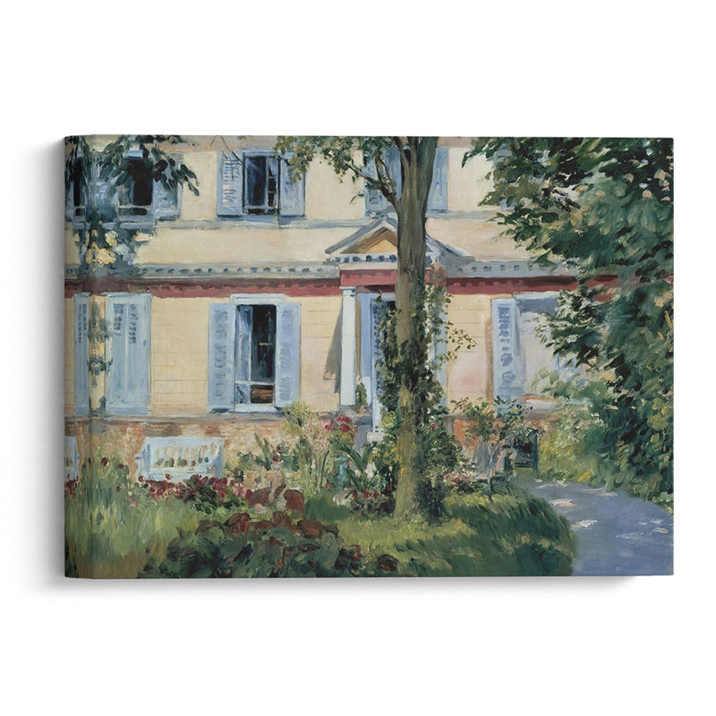 The House at Rueil (1882) - Édouard Manet - Canvas Print