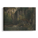 River and Rocks (1873–77) - Gustave Courbet - Canvas Print
