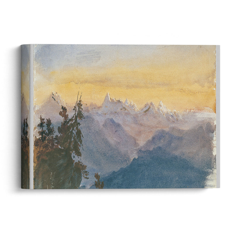 View from Mount Pilatus (1870) - John Singer Sargent - Canvas Print