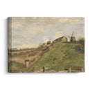 The hill of Montmartre with stone quarry (1886) - Vincent van Gogh - Canvas Print