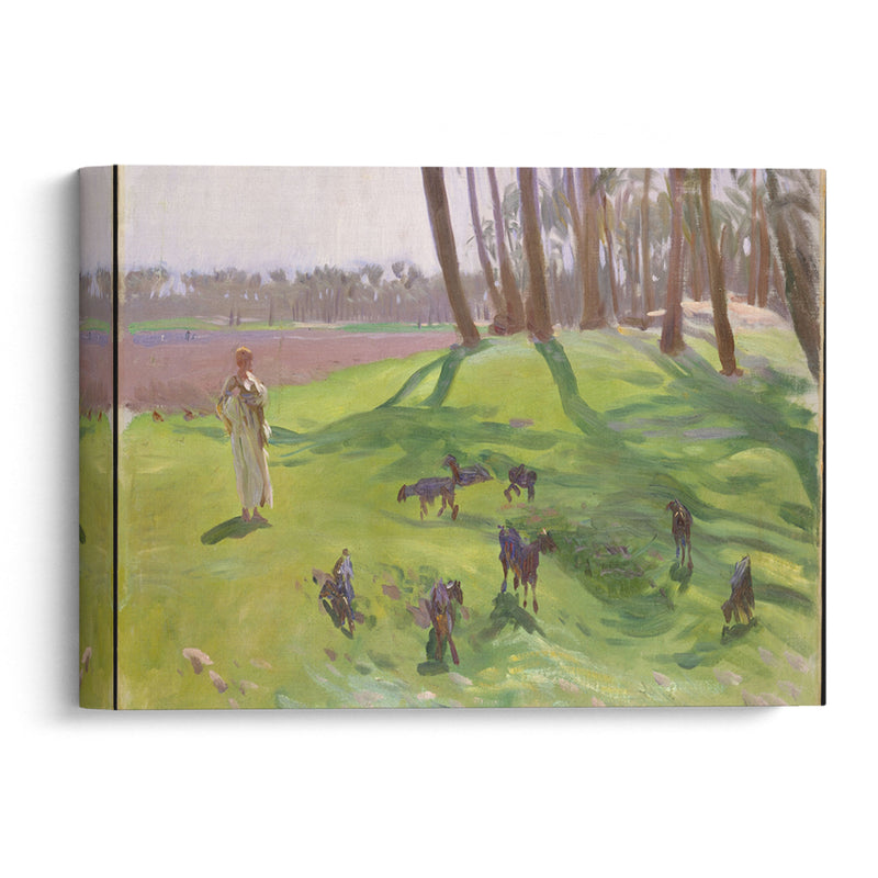 Landscape with Goatherd (between 1890 and 1891) - John Singer Sargent - Canvas Print