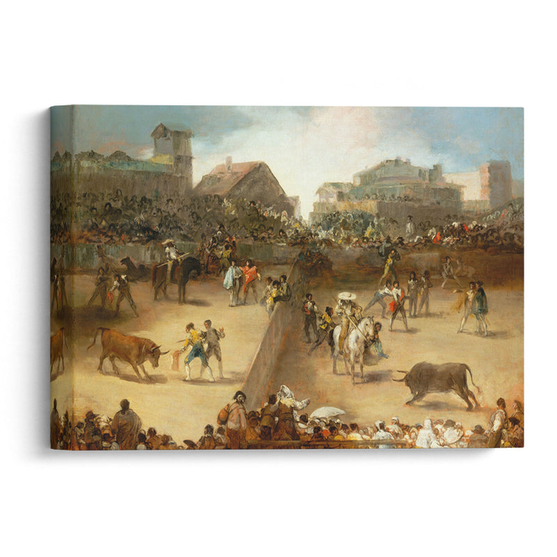 Bullfight in a Divided Ring - Francisco de Goya - Canvas Print