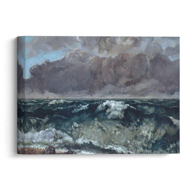 The Wave (between 1869 and 1870) - Gustave Courbet - Canvas Print