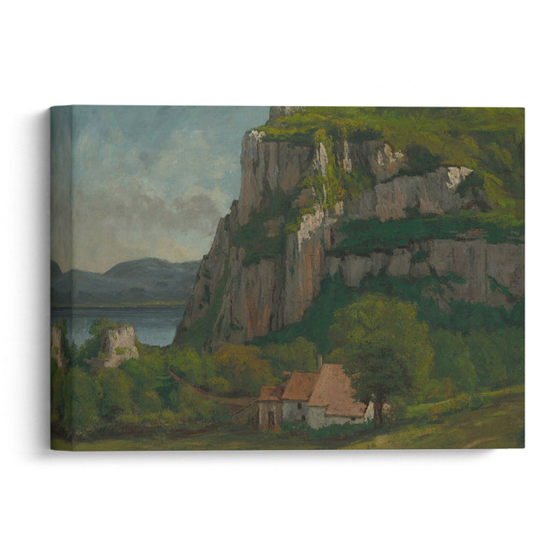 The Rock of Hautepierre (c. 1869) - Gustave Courbet - Canvas Print