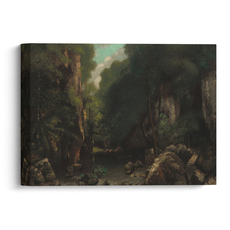 The Valley of Les Puits-Noir (1868) - Gustave Courbet - Canvas Print