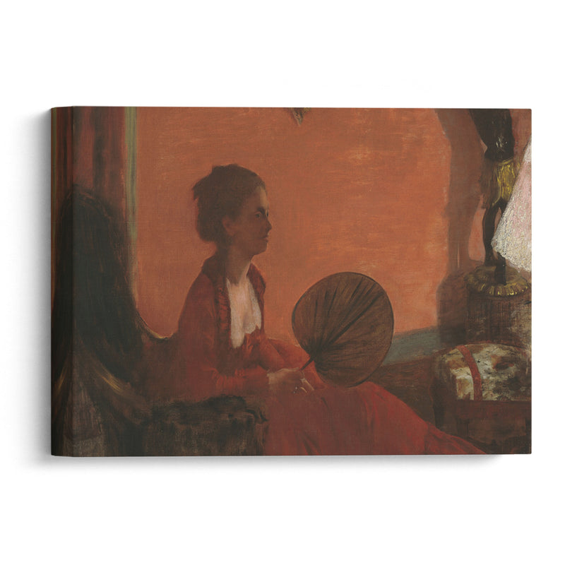 Madame Camus (1869-1870) - Edgar Degas - Canvas Print