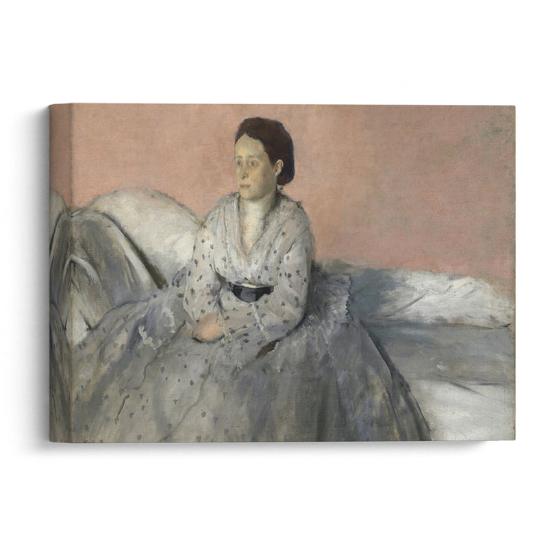 Madame René de Gas (1872-1873) - Edgar Degas - Canvas Print