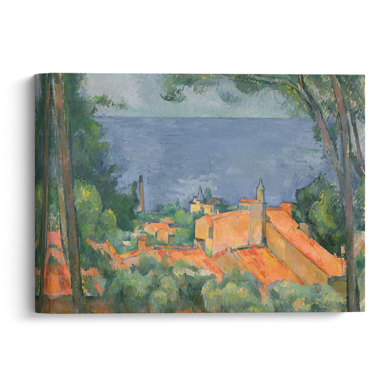 L’Estaque aux toits rouges (1883-1885) - Paul Cézanne - Canvas Print