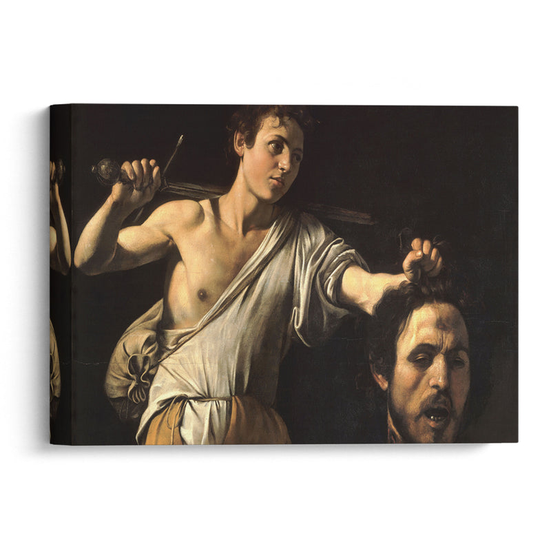 David with the Head of Goliath (1600-1601) - Caravaggio - Canvas Print