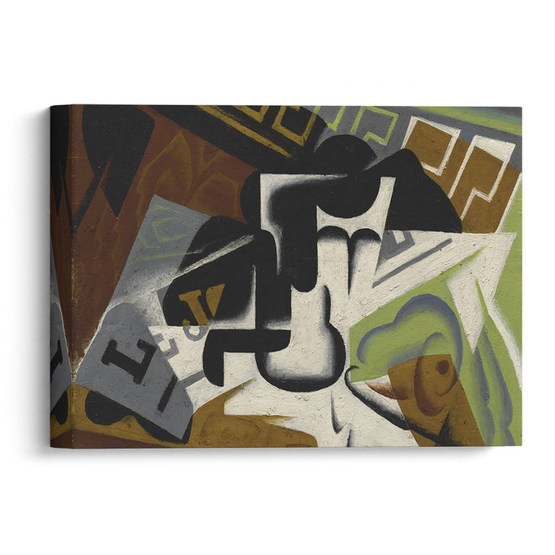 Journal et compotier (1917) - Juan Gris - Canvas Print
