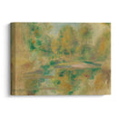 Paysage, Étang Et Fond D’arbres (1913) - Pierre-Auguste Renoir - Canvas Print