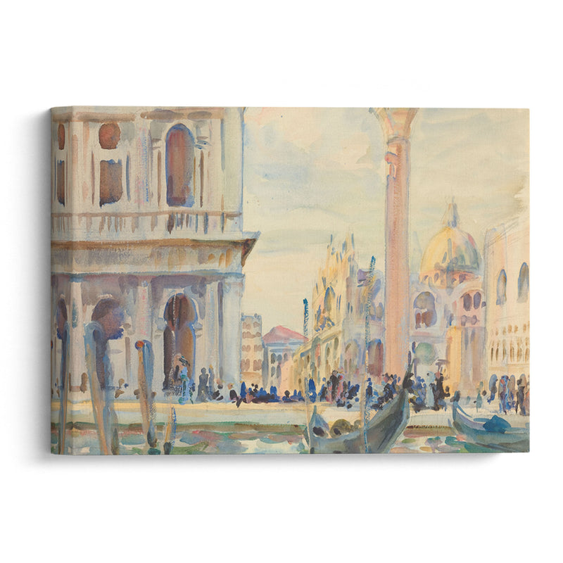 The Piazzetta (c. 1911) - John Singer Sargent - Canvas Print