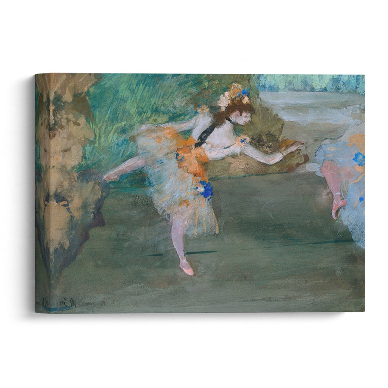 Dancer Onstage (ca. 1877) - Edgar Degas - Canvas Print