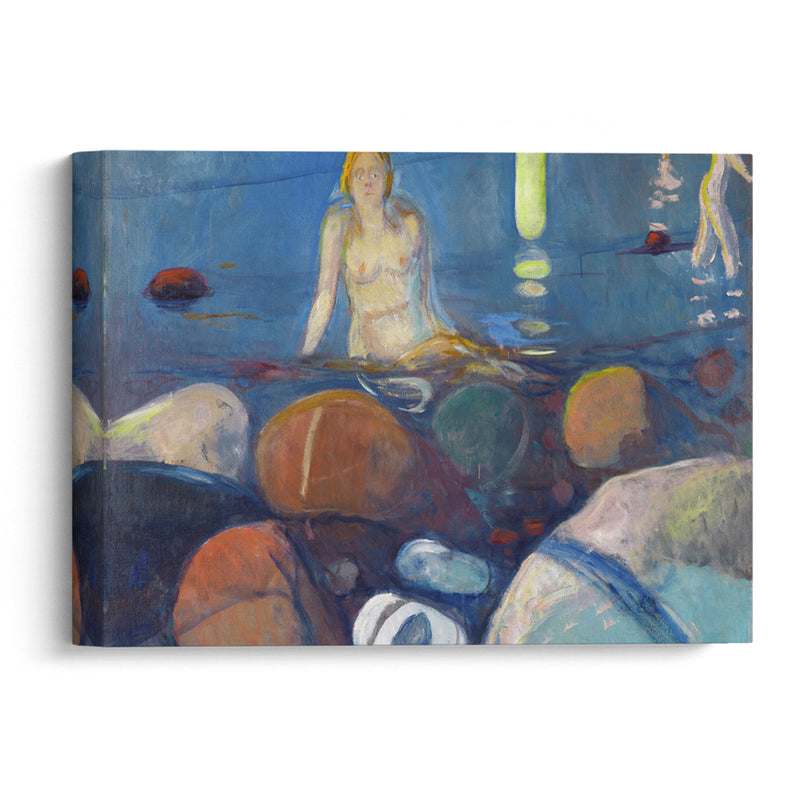 Summer Night. Mermaid (1893) - Edvard Munch - Canvas Print