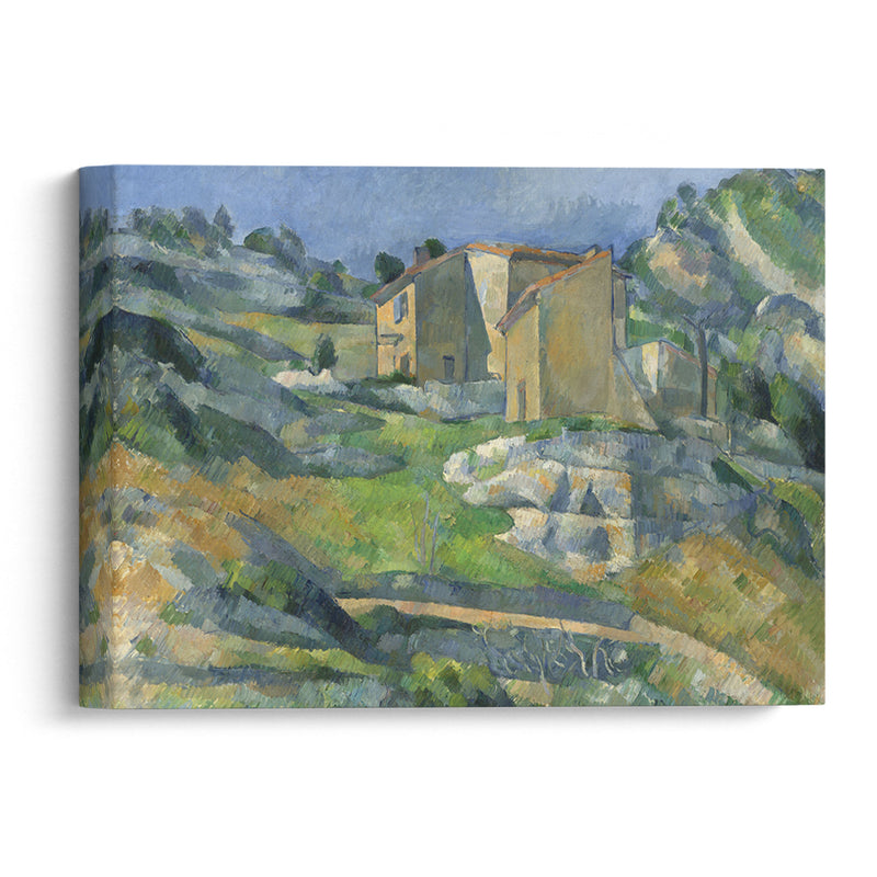 Houses in Provence – The Riaux Valley near L’Estaque (c. 1883) - Paul Cézanne - Canvas Print