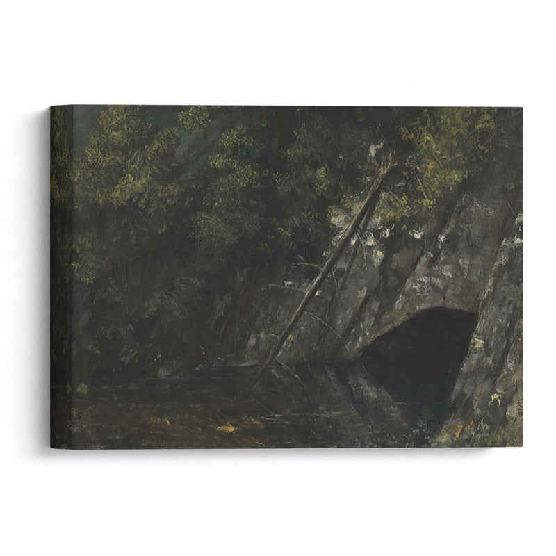 Landscape from La Source Bleue (1872) - Gustave Courbet - Canvas Print