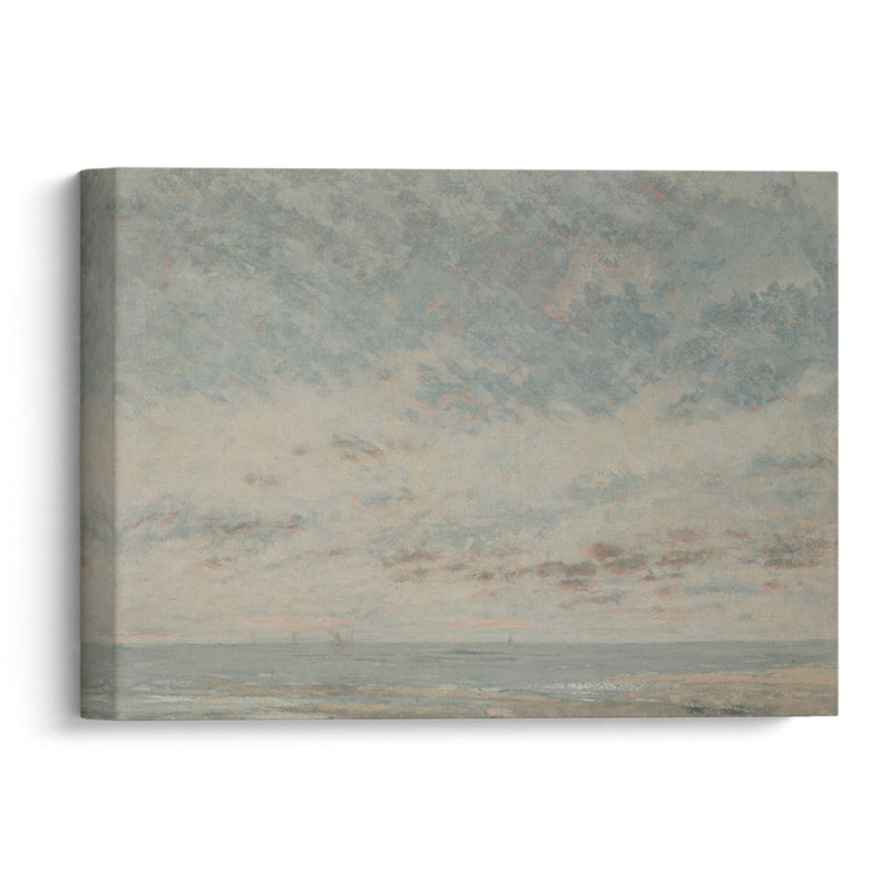 Low Tide at Trouville - Gustave Courbet - Canvas Print