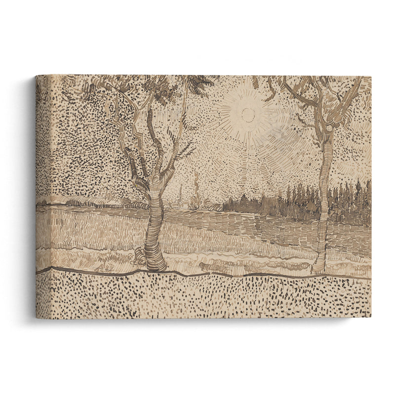 The Road to Tarascon (1888) - Vincent van Gogh - Canvas Print