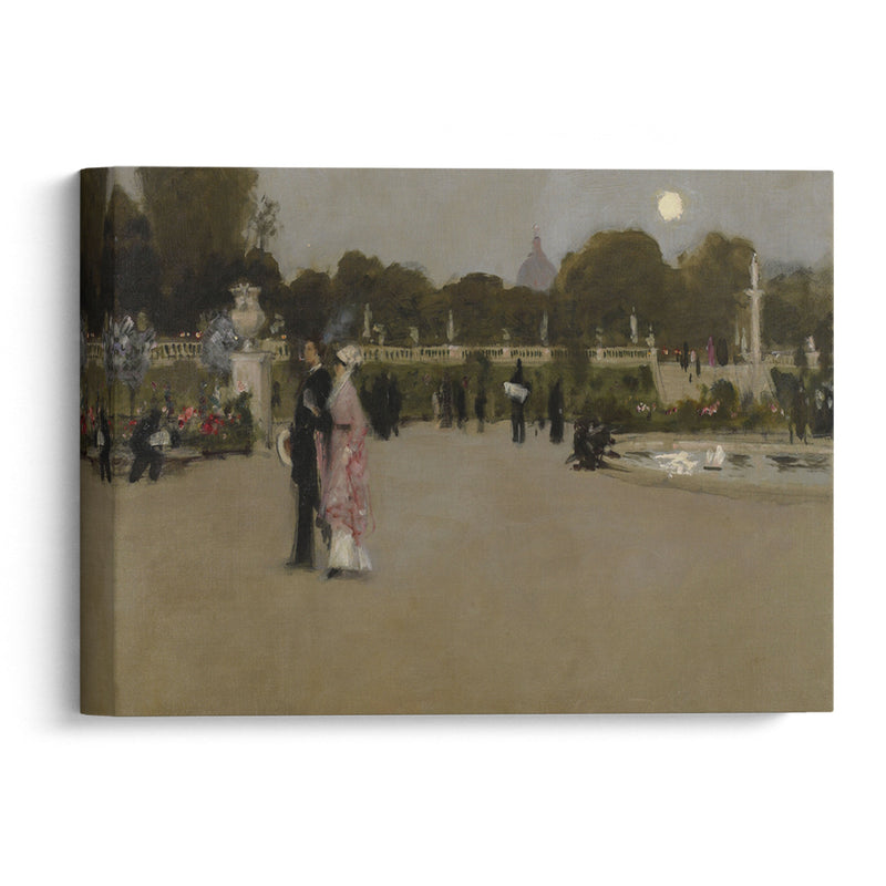 Luxembourg Gardens at Twilight (1879) - John Singer Sargent - Canvas Print