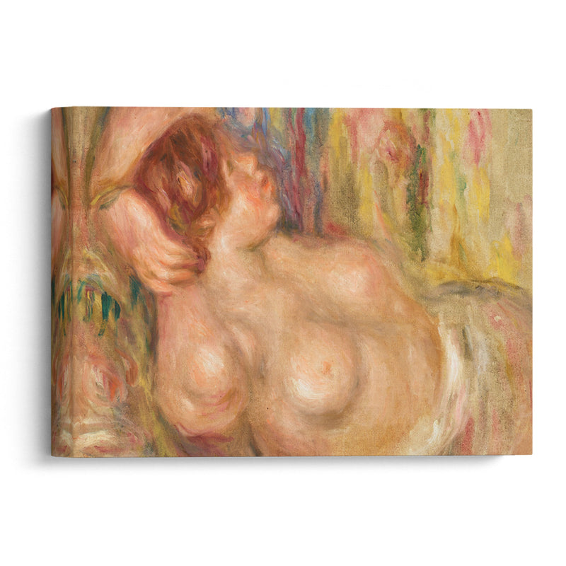 Femme à la poitrine nue endormie (1919) - Pierre-Auguste Renoir - Canvas Print