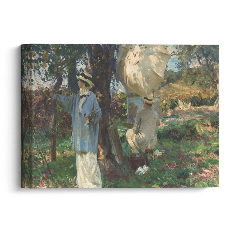 The Sketchers (1913) - John Singer Sargent - Canvas Print