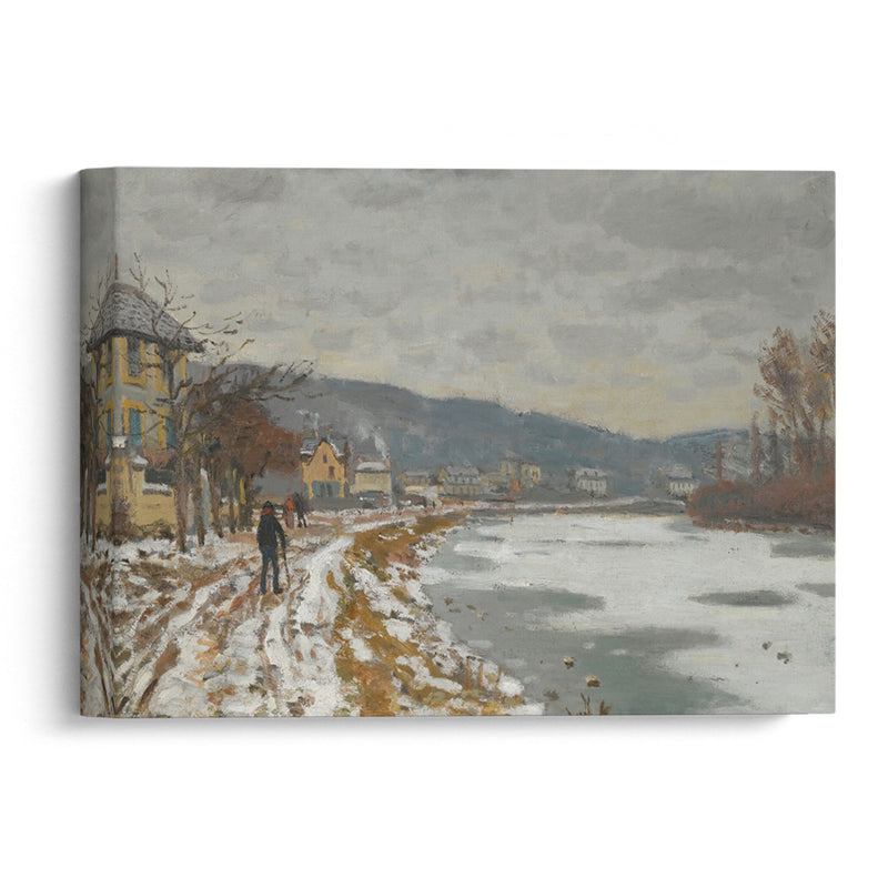 La Seine À Bougival (1869) - Claude Monet - Canvas Print