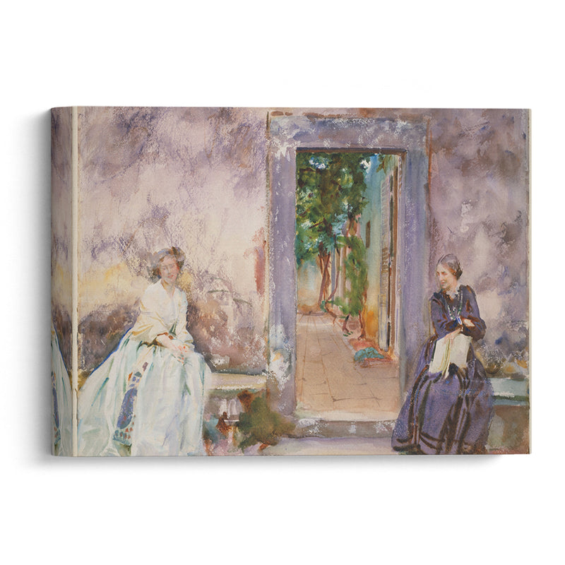 The Garden Wall (1910) - John Singer Sargent - Canvas Print