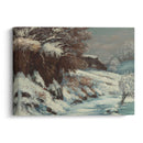 Effet De Neige - Gustave Courbet - Canvas Print