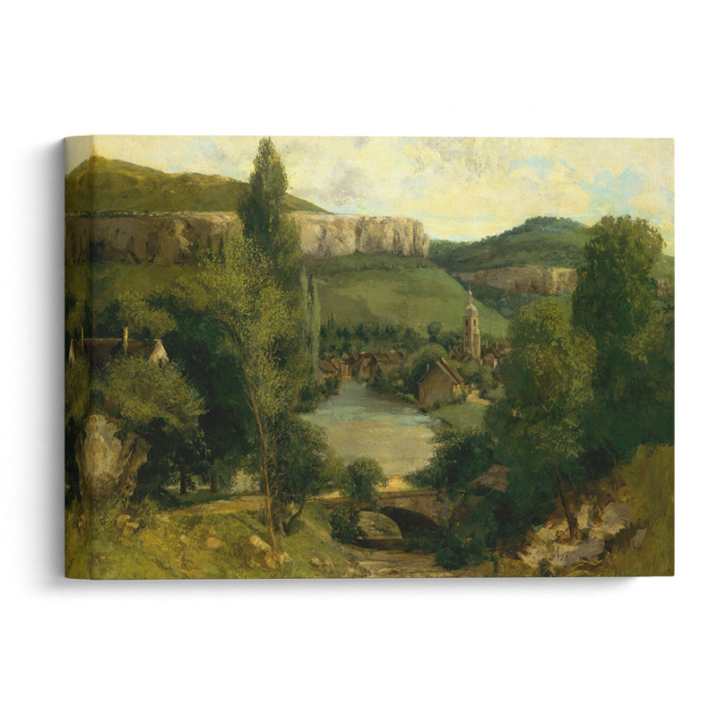 View of Ornans (mid-1850s) - Gustave Courbet - Canvas Print