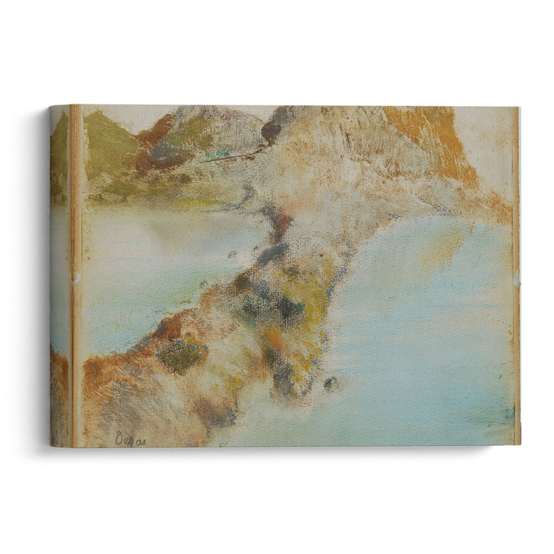 Rocky coast (1890-1892) - Edgar Degas - Canvas Print