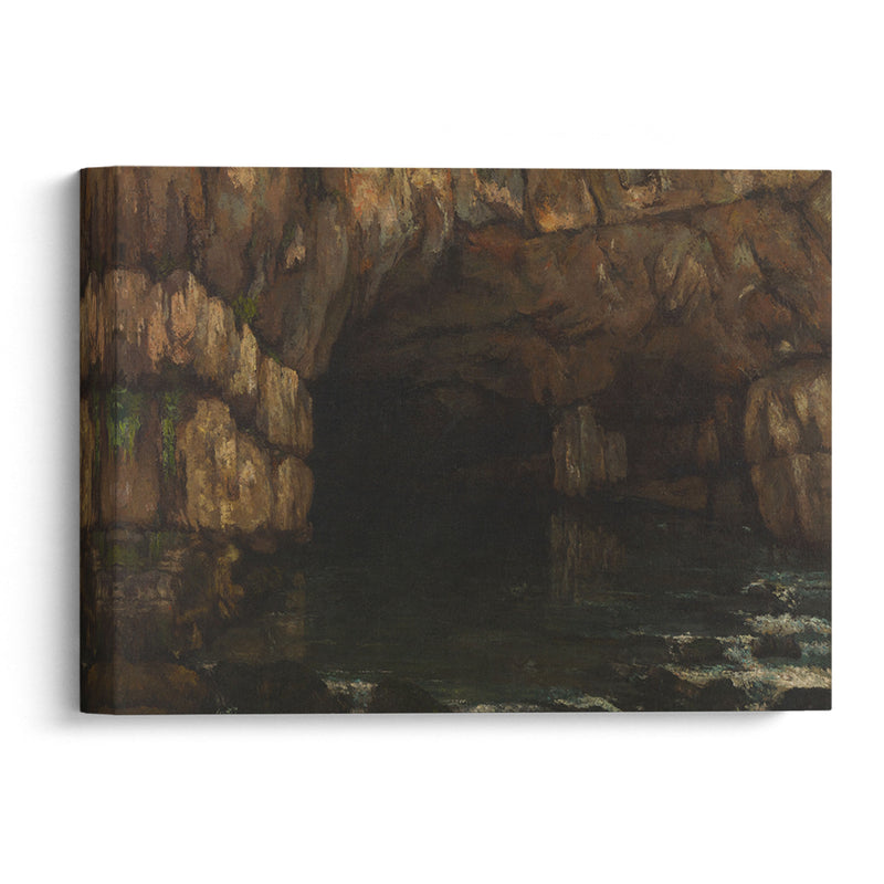 La source de la Loue (The Source of the Loue)  (circa 1864) - Gustave Courbet - Canvas Print